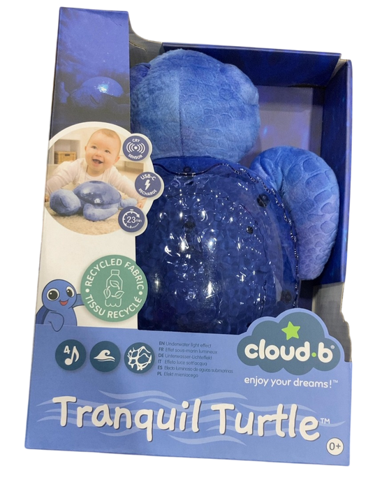 Shop cloudb Tranquil Turtle White Noise Sound Machine and Nightlight Projector, Ocean, Rechargeable at GoodBuy Gear