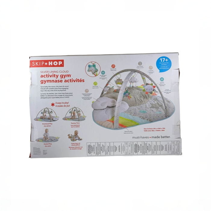Shop Skip Hop Activity Gym Play Mat, Silver Lining Cloud at GoodBuy Gear