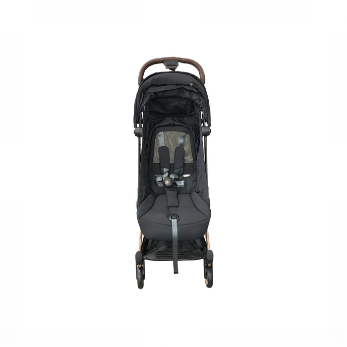 Shop Cybex Coya Stroller, 2024, Rose Gold, Sepia Black at GoodBuy Gear