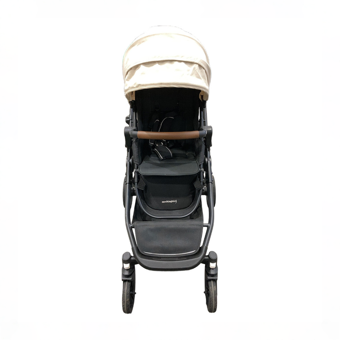 Shop Mockingbird Single to Double 3.0 Stroller, 2025, Oat, Silver with Penny Leather at GoodBuy Gear
