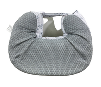 Shop Boppy Best Latch Breastfeeding Pillow, Grey Leaf Stripe at GoodBuy Gear