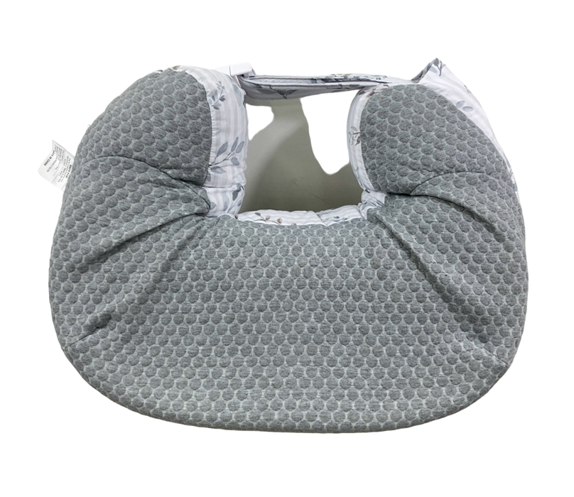 Shop Boppy Best Latch Breastfeeding Pillow, Grey Leaf Stripe at GoodBuy Gear