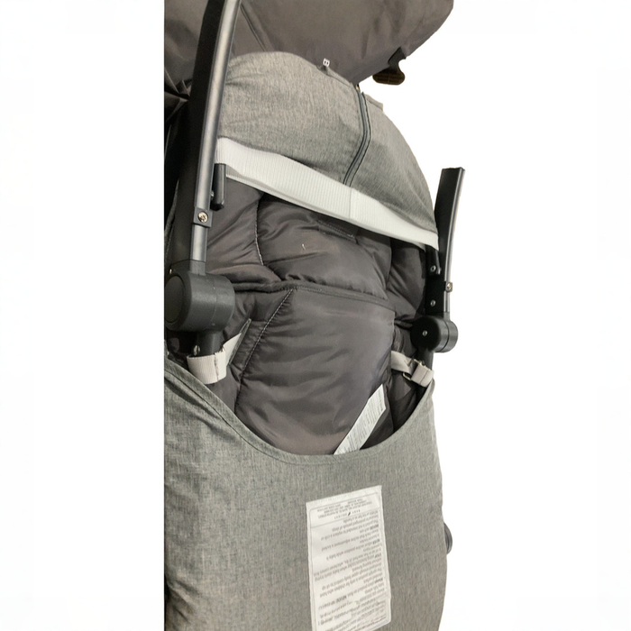 Shop Baby Delight Go With Me Aura Deluxe Portable Rocker & Bouncer, Quilted Charcoal Tweed at GoodBuy Gear