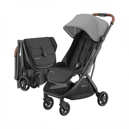 Shop UPPAbaby MINU V3 Stroller, 2025, Greyson (Charcoal Melange) at GoodBuy Gear