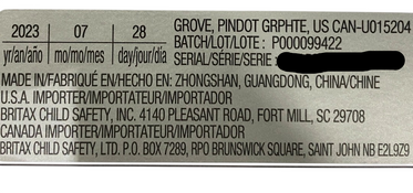 Shop DRAFT - Britax Grove Modular Stroller, 2023, Pindot Graphite at GoodBuy Gear