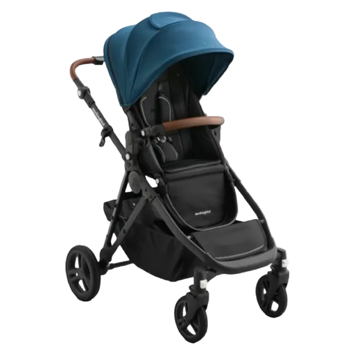 Shop Mockingbird Single to Double 3.0 Stroller, 2025, Charcoal with Penny Leather, Sea at GoodBuy Gear