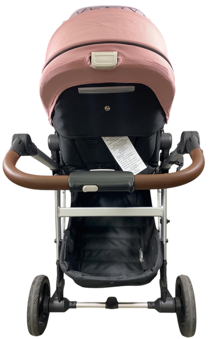 Shop Mockingbird Single 2.0 Stroller, 2024, Bloom, Silver With Penny Leather, Windowpane at GoodBuy Gear