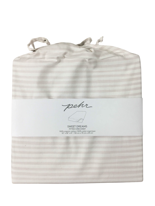 Shop Pehr Fitted Crib Sheet, Stripes Away Petal at GoodBuy Gear