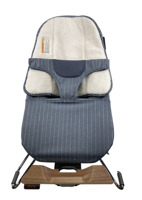 Shop UPPAbaby Mira Bouncer, Paige (Blue Melange) at GoodBuy Gear