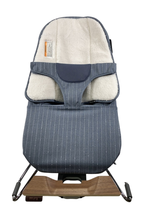 Shop UPPAbaby Mira Bouncer, Paige (Blue Melange) at GoodBuy Gear