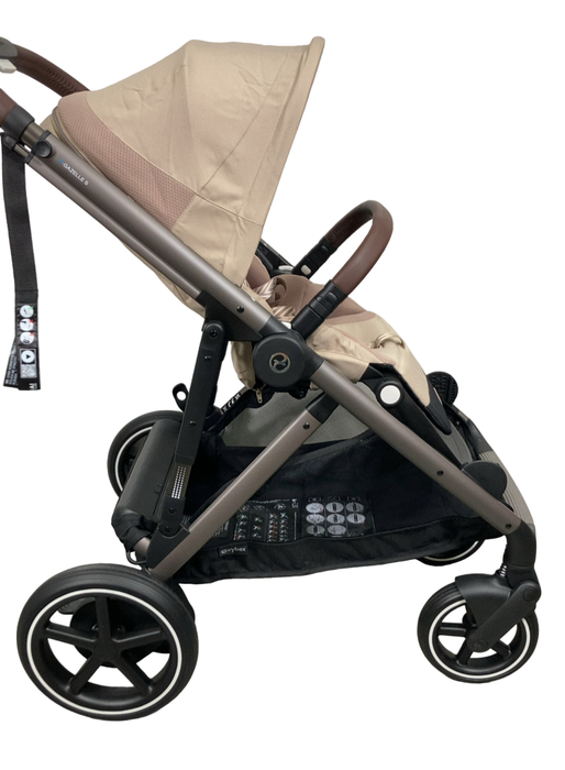 Shop Cybex e-Gazelle S Stroller, 2024, Almond Beige, Taupe at GoodBuy Gear