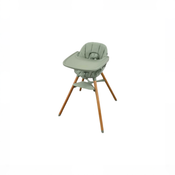 Shop Lalo High Chair with Infant Kit, Natural Wood, Sage, Sage at GoodBuy Gear