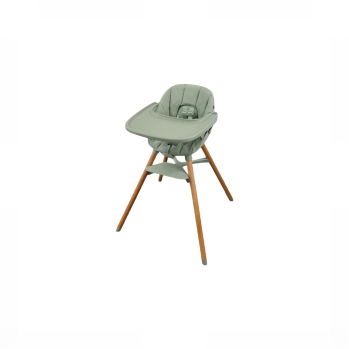 Shop Lalo High Chair with Infant Kit, Natural Wood, Sage, Sage at GoodBuy Gear