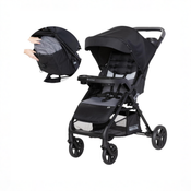 Shop Baby Trend Passport Cargo Stroller, 2026, Fieldstone Grey at GoodBuy Gear