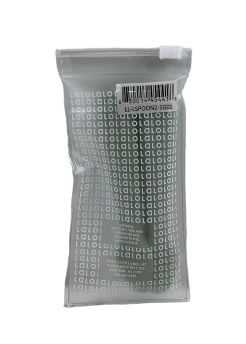 Lalo Little Spoon 2 Pack, Sage