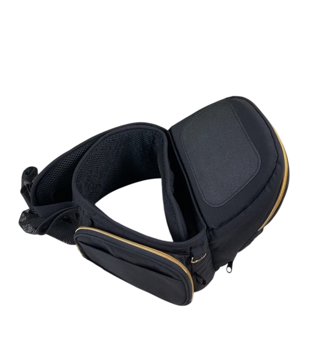 Shop TushBaby Hip Baby Carrier, Black/Gold at GoodBuy Gear