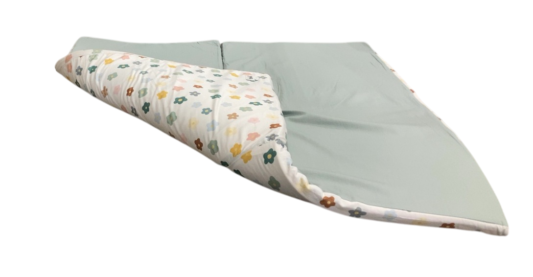 Shop Toki Kids Standard Padded Play Mat 40" x 40", Playful Posies at GoodBuy Gear