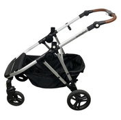 Shop Mockingbird 2.0 Single to Double Stroller Frame, 2024, Silver With Penny Leather at GoodBuy Gear