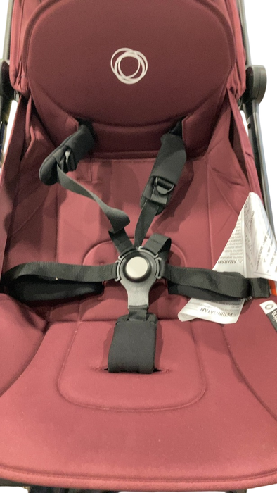 Shop Bugaboo Butterfly Stroller, 2024, Black, Dark Cherry, Dark Cherry at GoodBuy Gear