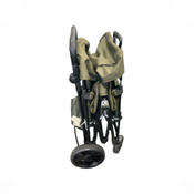 Shop DRAFT - Wonderfold W2 Luxe Pro Double Stroller Wagon, 2 Seater, Green at GoodBuy Gear