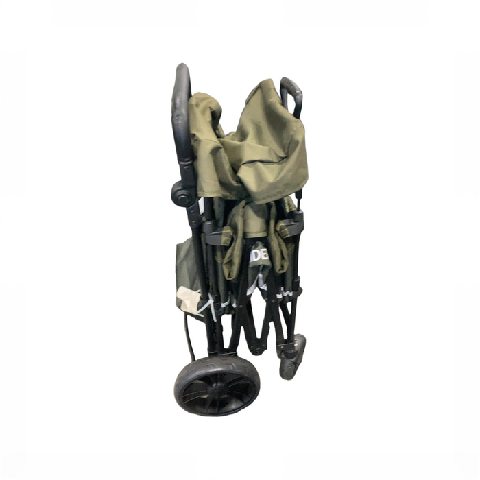 Shop DRAFT - Wonderfold W2 Luxe Pro Double Stroller Wagon, 2 Seater, Green at GoodBuy Gear
