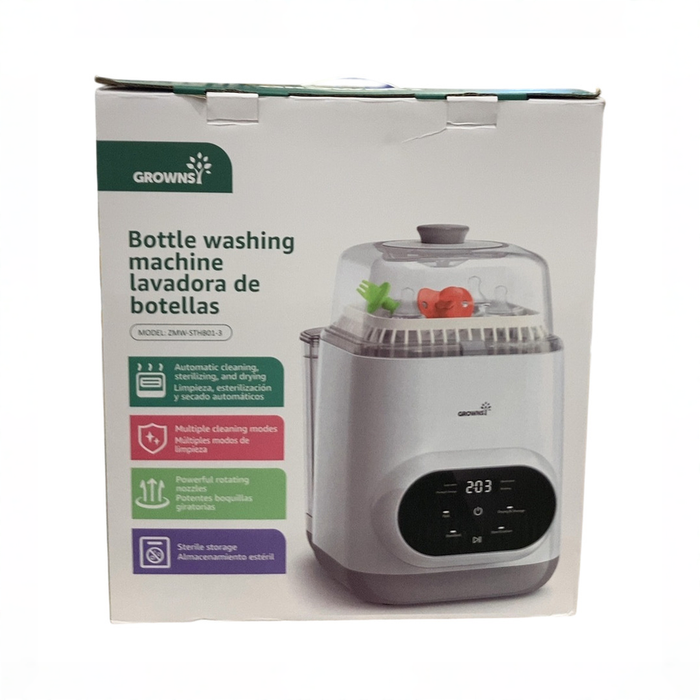Shop Grownsy EaseClean Bottle Washer, White at GoodBuy Gear