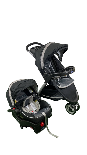 Graco FastAction Fold Sport Click Connect Travel System, 2023, Gotham