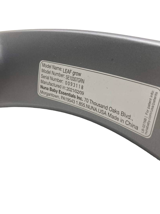 Shop Nuna LEAF Grow Seat, Granite at GoodBuy Gear