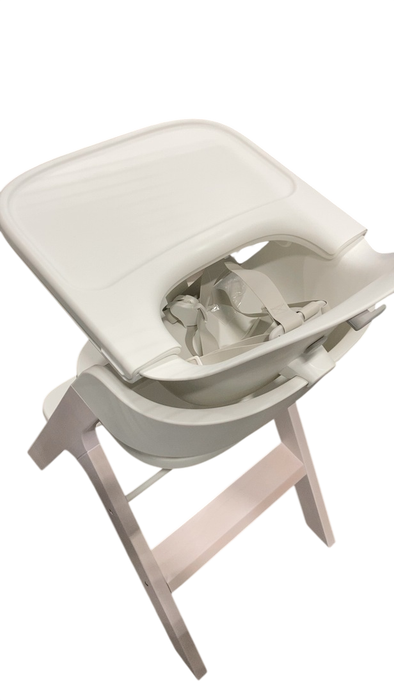 Shop Mockingbird High Chair, Cloud Washed Beech, White at GoodBuy Gear