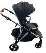 Shop Mockingbird Single to Double 2.0 Stroller, 2024, Black, Silver With Penny Leather, Windowpane at GoodBuy Gear