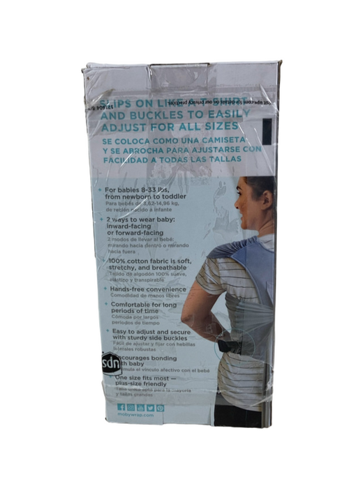 Shop Moby Easy Wrap, Smoked Pearl at GoodBuy Gear