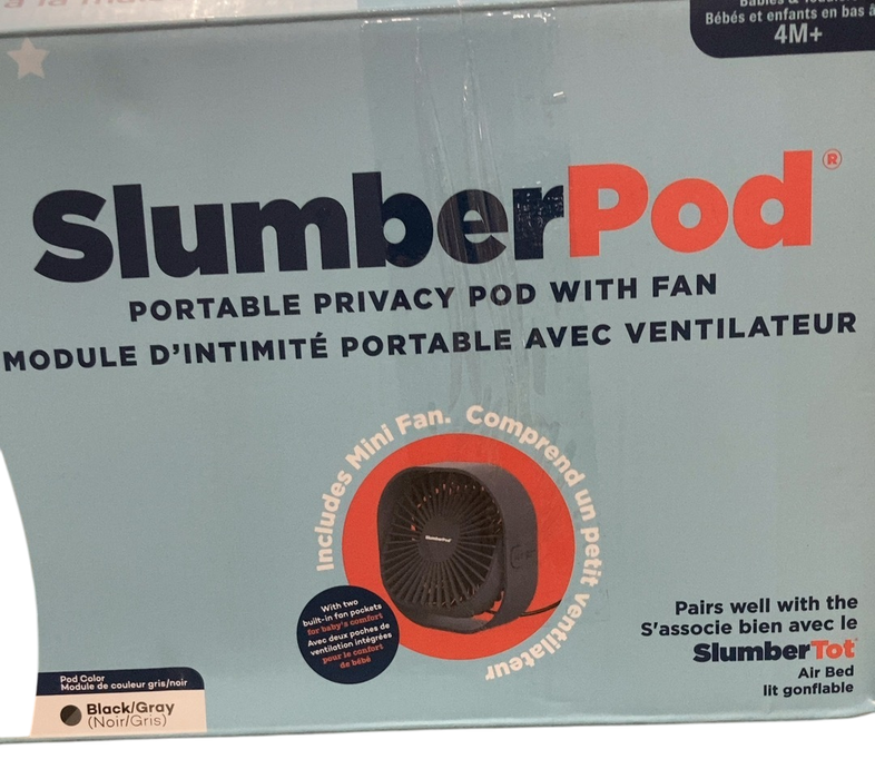 Shop SlumberPod 3.0 Sleep Canopy with Fan, Black with Gray Accents at GoodBuy Gear