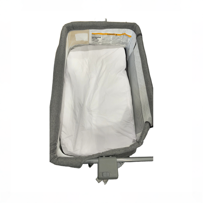 Shop Delta Children Close2Me Bedside Bassinet, Grey Tweed at GoodBuy Gear