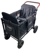 Shop Wonderfold W4 Luxe Quad Stroller Wagon, 2021, Volcanic Black at GoodBuy Gear