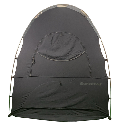Shop SlumberPod 3.0 Sleep Canopy with Fan, Black with Gray Accents at GoodBuy Gear