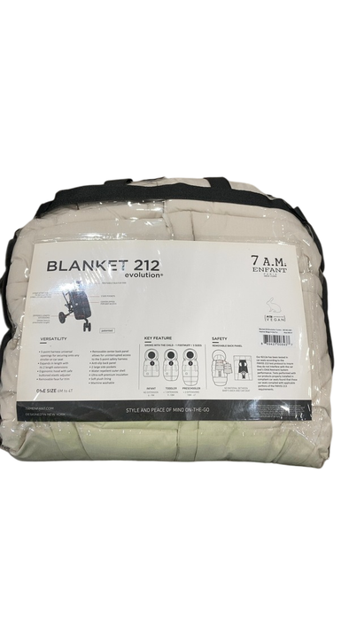 Shop 7 A.M. Enfant Blanket 212 Evolution, Tundra Heather Beige/White Faux Fur at GoodBuy Gear