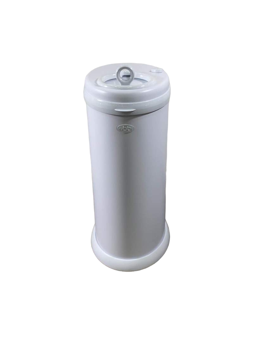 Ubbi Diaper Pail Value Gift Set, Matte White, Without Tote Bag
