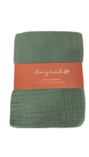 Shop Tiny Kind Muslin Crib Sheet, Dessert Sage at GoodBuy Gear