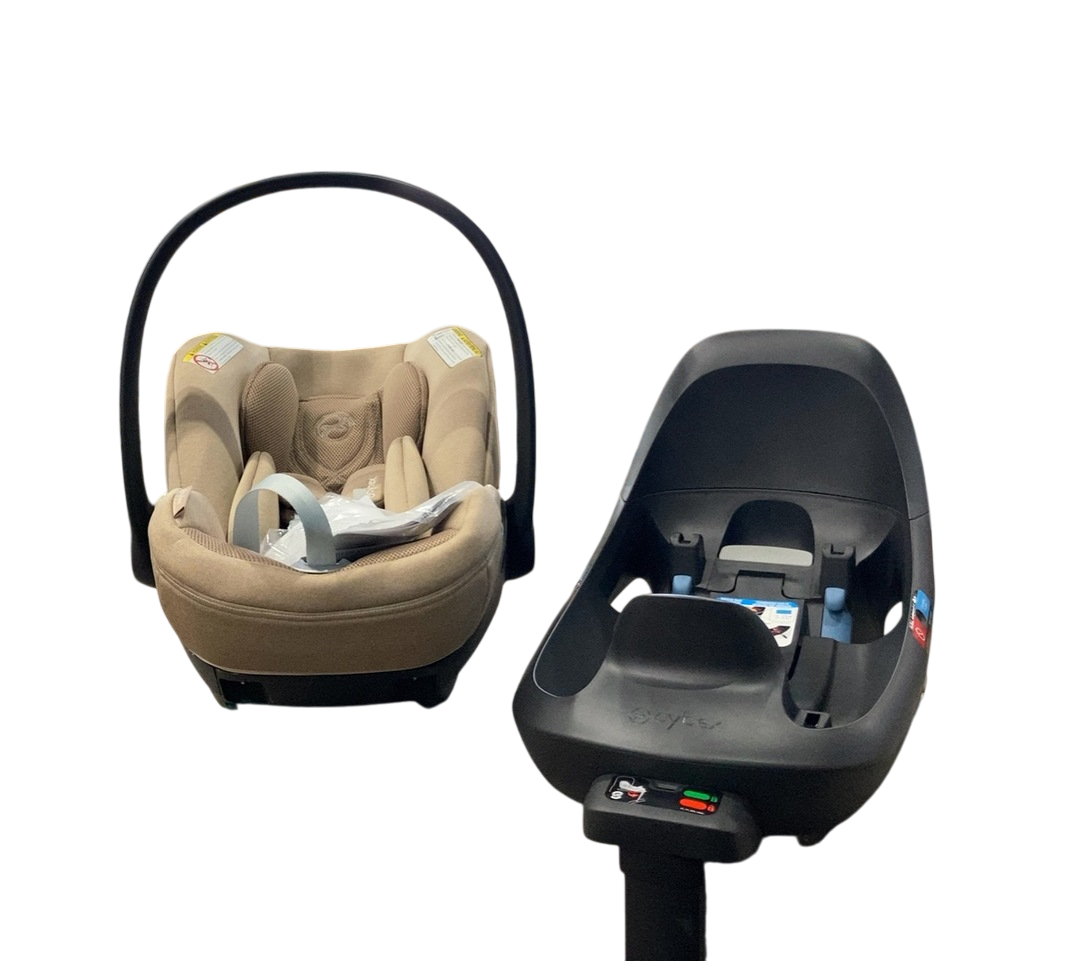 cybex cloud t beige Cybex Cloud T SensorSafe Infant Car Seat With Base, 2025, Cozy Beige