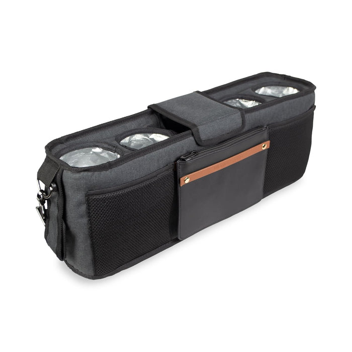 Shop Wonderfold Parent Console, 4 Seater (4 Cup Holders), Volcanic Black at GoodBuy Gear