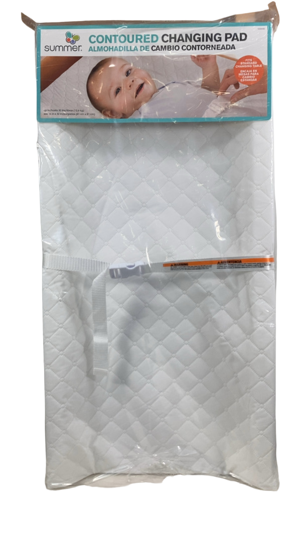 Summer Infant Contoured Changing Pad, White - Main Image