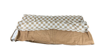 Shop Toki Kids Standard Mat Cover 40" x 40", Checker Toffee at GoodBuy Gear
