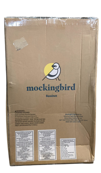 Shop Mockingbird Bassinet 2.0, Heather Grey at GoodBuy Gear