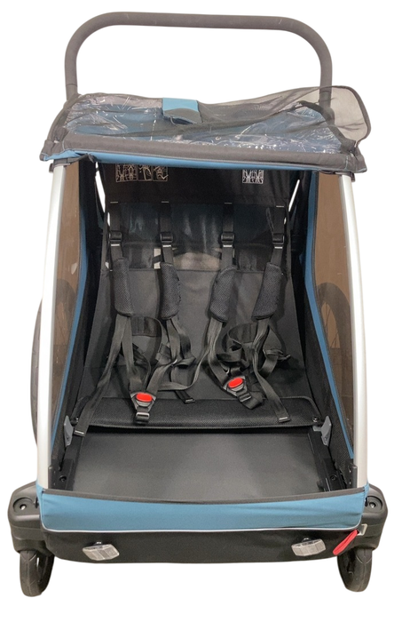 Shop Thule Courier Bike Convertible Trailer, 2022, Aegean Blue at GoodBuy Gear