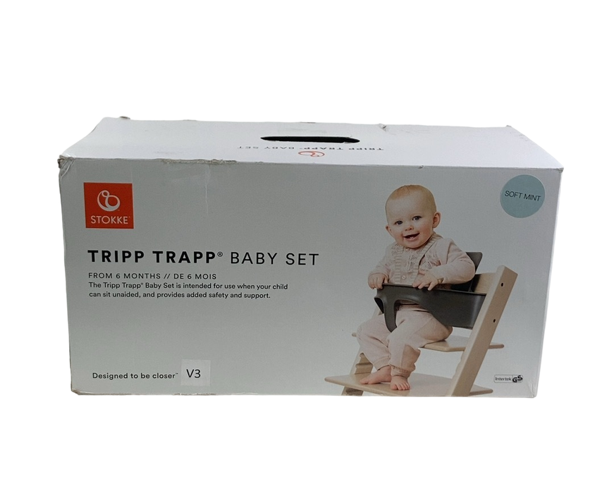 Shop Stokke Tripp Trapp Baby Set, Soft Mint, Version 4 at GoodBuy Gear