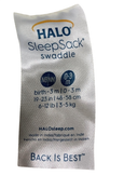 Shop Halo Micro-Fleece Swaddle, Cream, Newborn at GoodBuy Gear