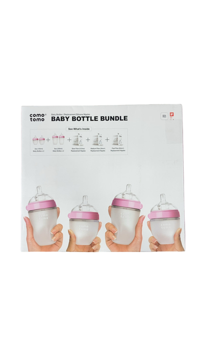 Shop Comotomo Baby Bottle Bundle Gift Set, Pink at GoodBuy Gear