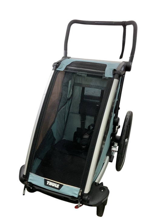 Shop Thule Chariot Cross Bike Trailer Stroller 1 Seat, 2021, Alaska Blue at GoodBuy Gear