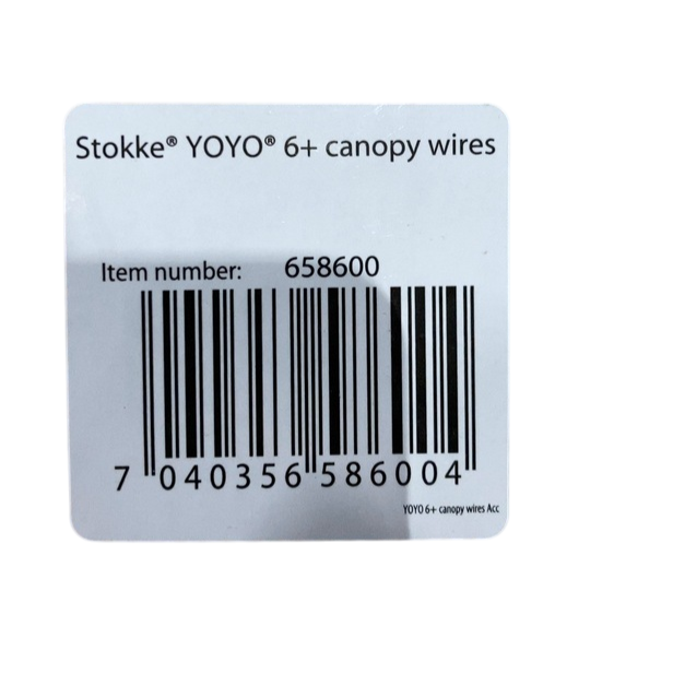 Shop Stokke YOYO 6+ Canopy Wires, Black at GoodBuy Gear