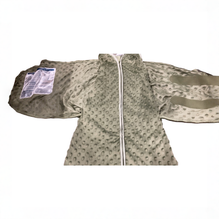 Shop Halo Sleepsack Swaddle Plushy Dot Velboa, Olive Green, Small at GoodBuy Gear